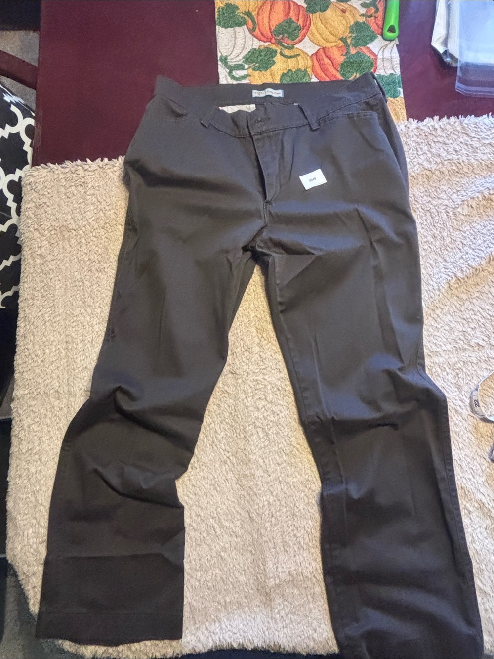 Woman’s Straight-Leg Work Pants in Brown